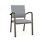 Lesro Newport Guest Chair Metal Frame, Bronze, RS Fog Upholstery NP1101 - alternate 1